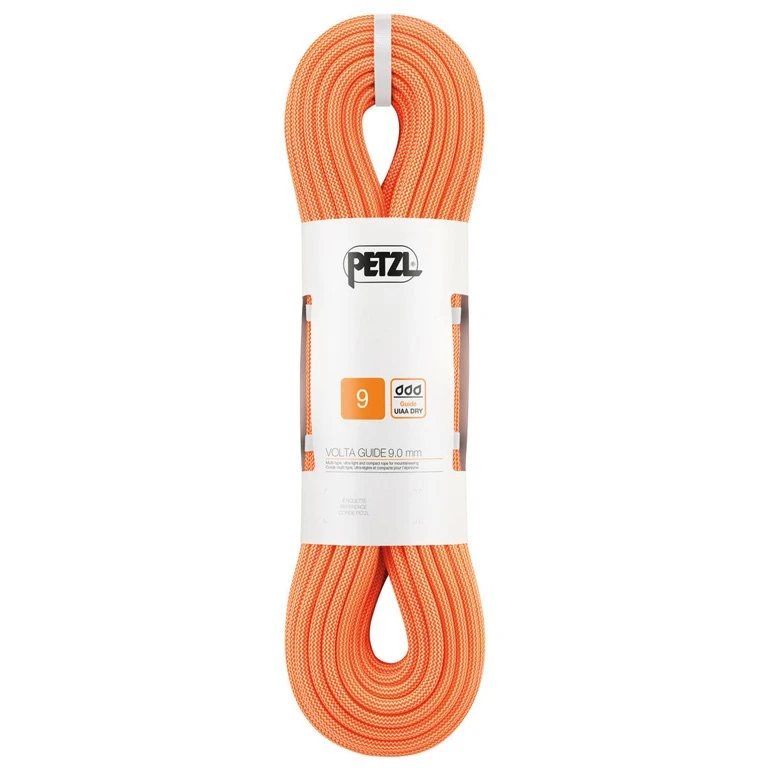 Petzl Volta Guide 9.0mm Rope - 60m - Orange - Image 2