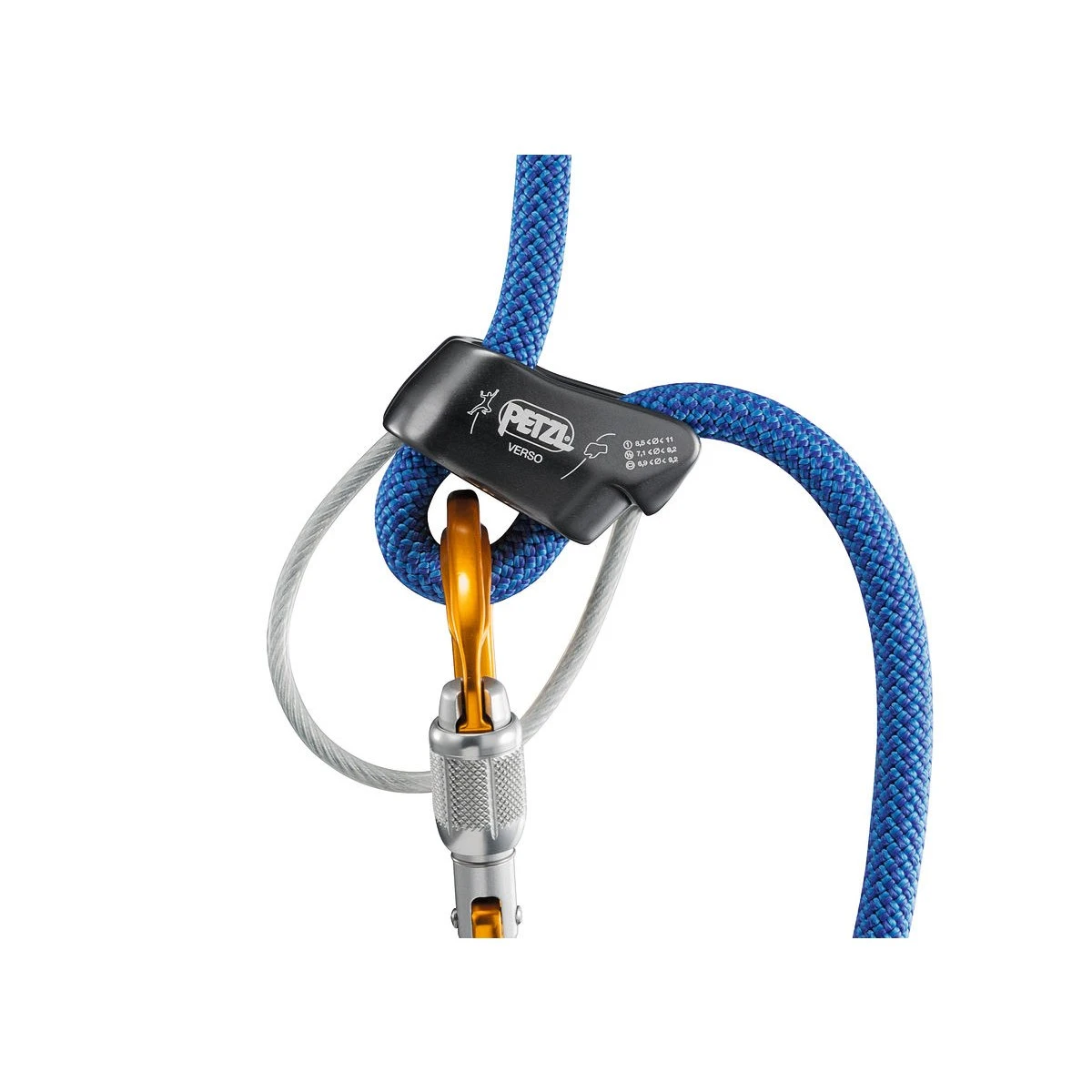 Petzl Verso Belay Device - Green - Image 3