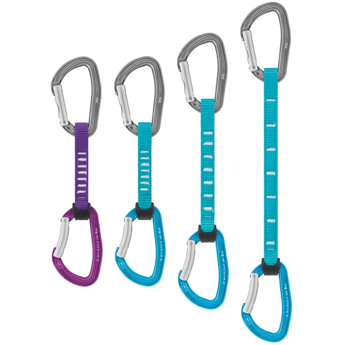 Petzl Djinn Axess Quickdraw 25cm - Turquoise - Image 2