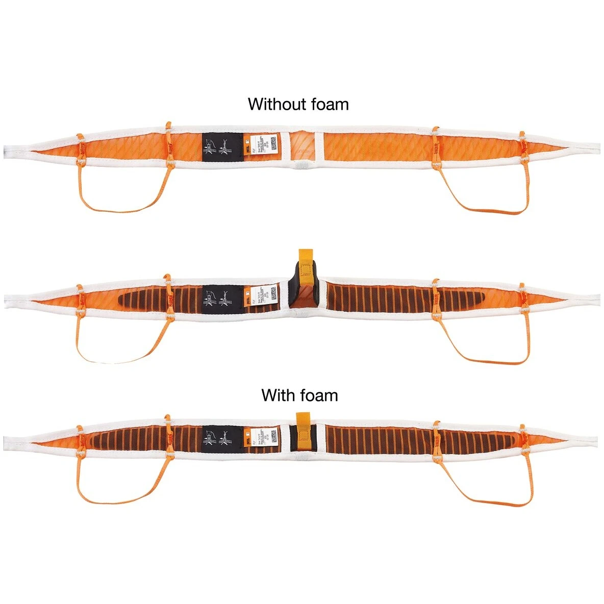 Petzl Fly Harness - Orange/white - Image 4
