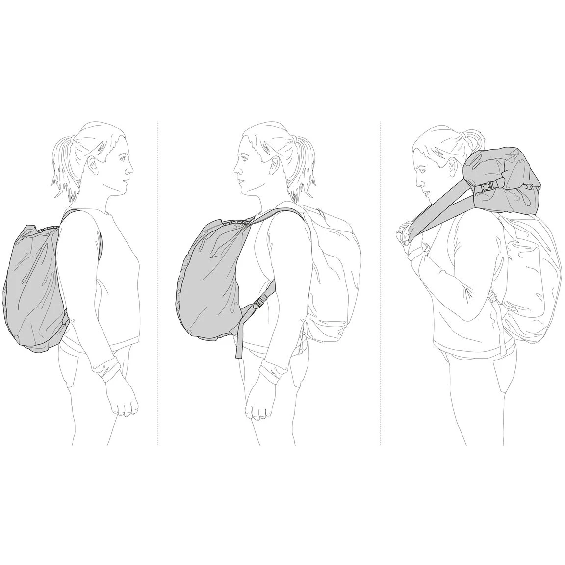 Petzl Split Rope Bag - 25L - Grey - Image 5